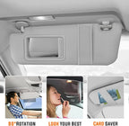 Left Driver Side Sun Visor for Toyota Venza (2009–2016) 74320-0T022-B1