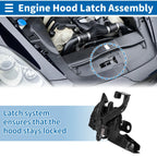 Hood Latch Assembly for Toyota Camry (2007–2011) No. 5351006120 1 Pc