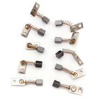 Set of 10 Carbon Brushes for Electric Motor Grinding Machine