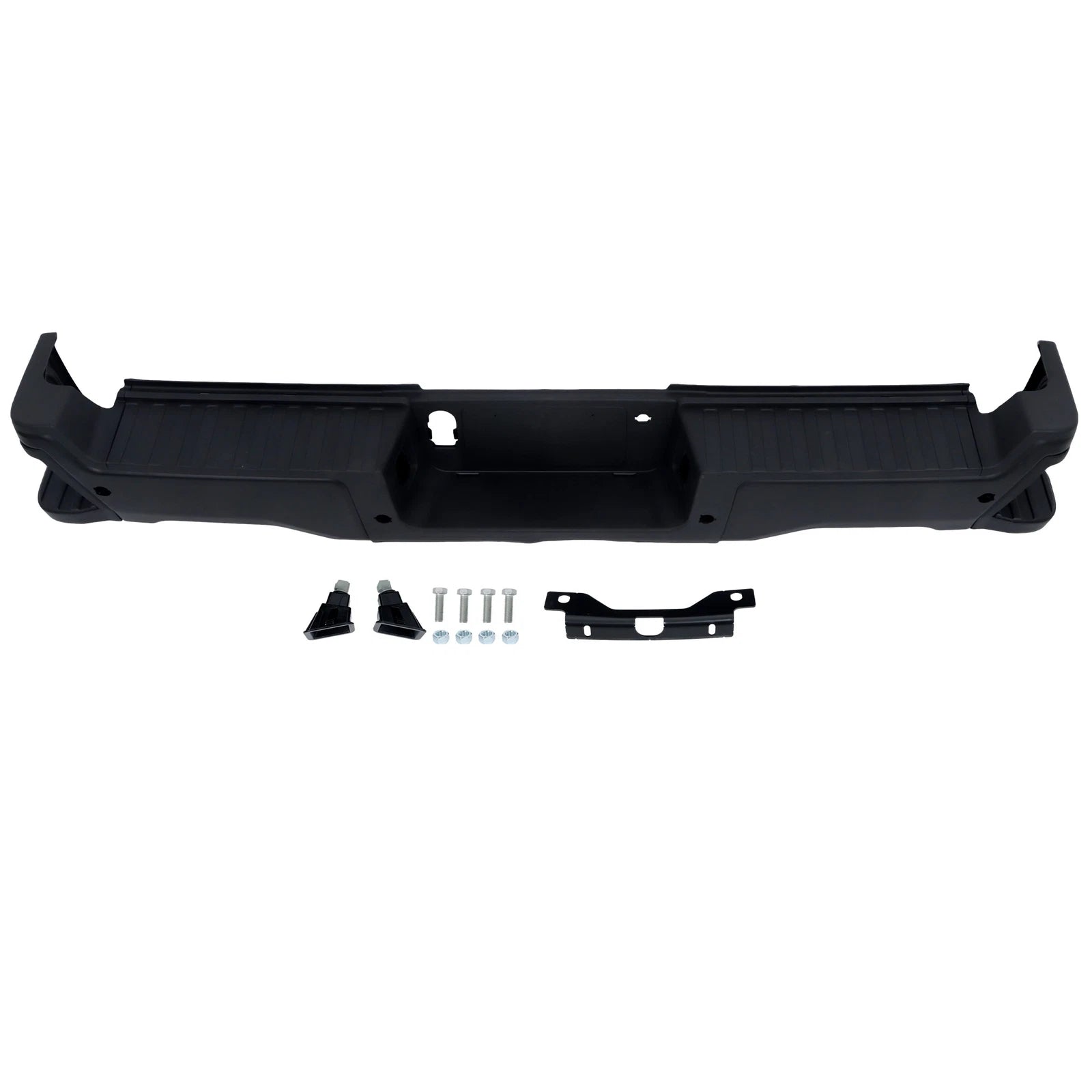 Rear Bumper Cover for Ford F250 F350 (2023–2024) Black with Sensor Holes
