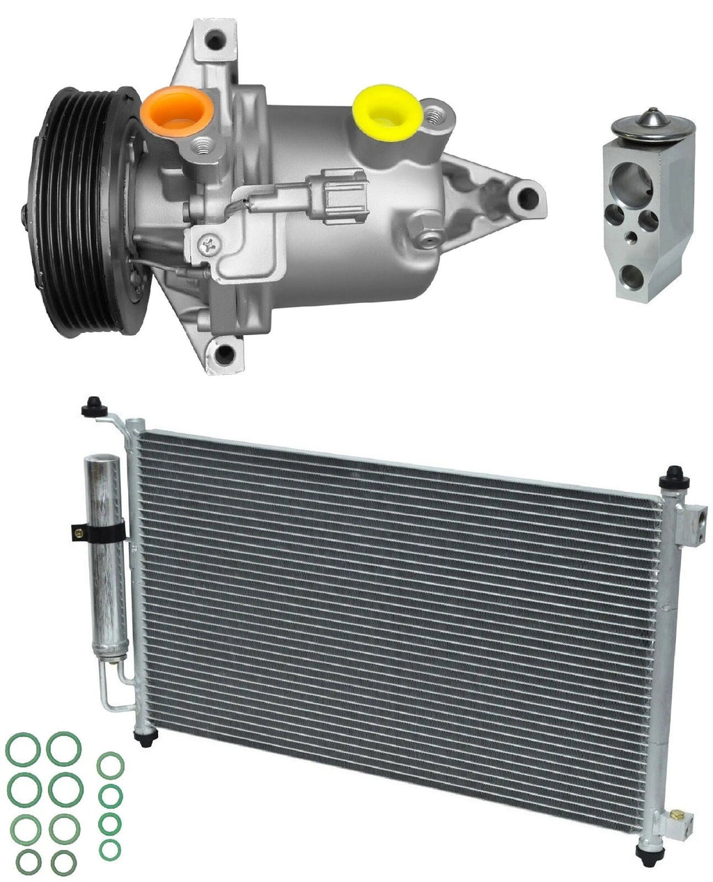 A/C Compressor Kit with Condenser for Nissan Cube 1.8L (2013–2013)