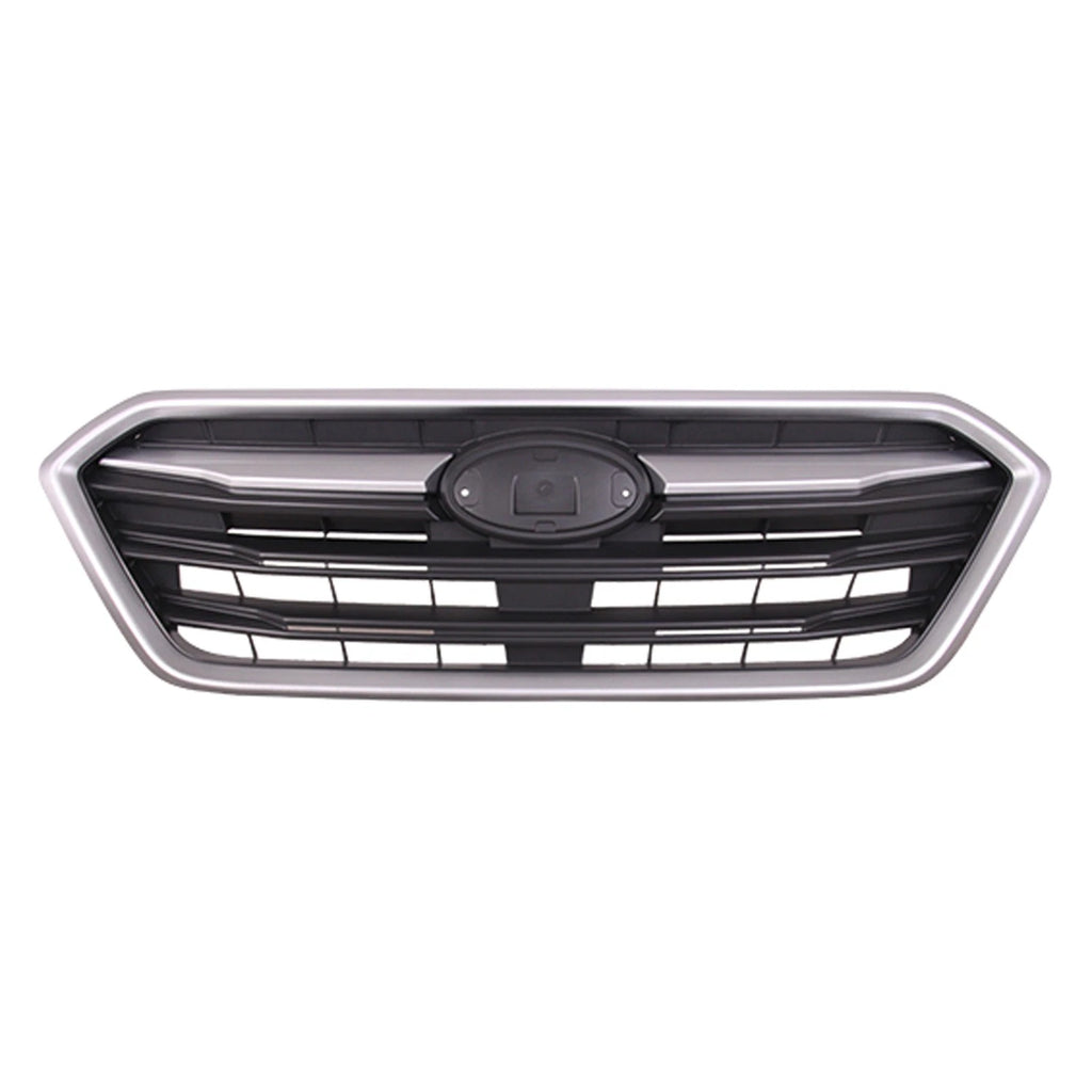 Replacement Black/Silver ABS Plastic Front Grille For 2018-2019 Subaru Legacy