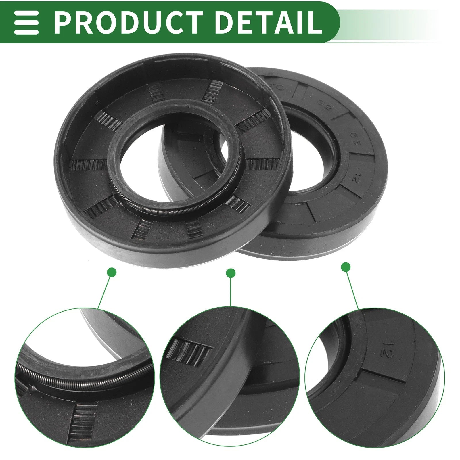 Set of 5 Oil Seal Rotary Shaft Seal NBR Rubber 32x65x12mm