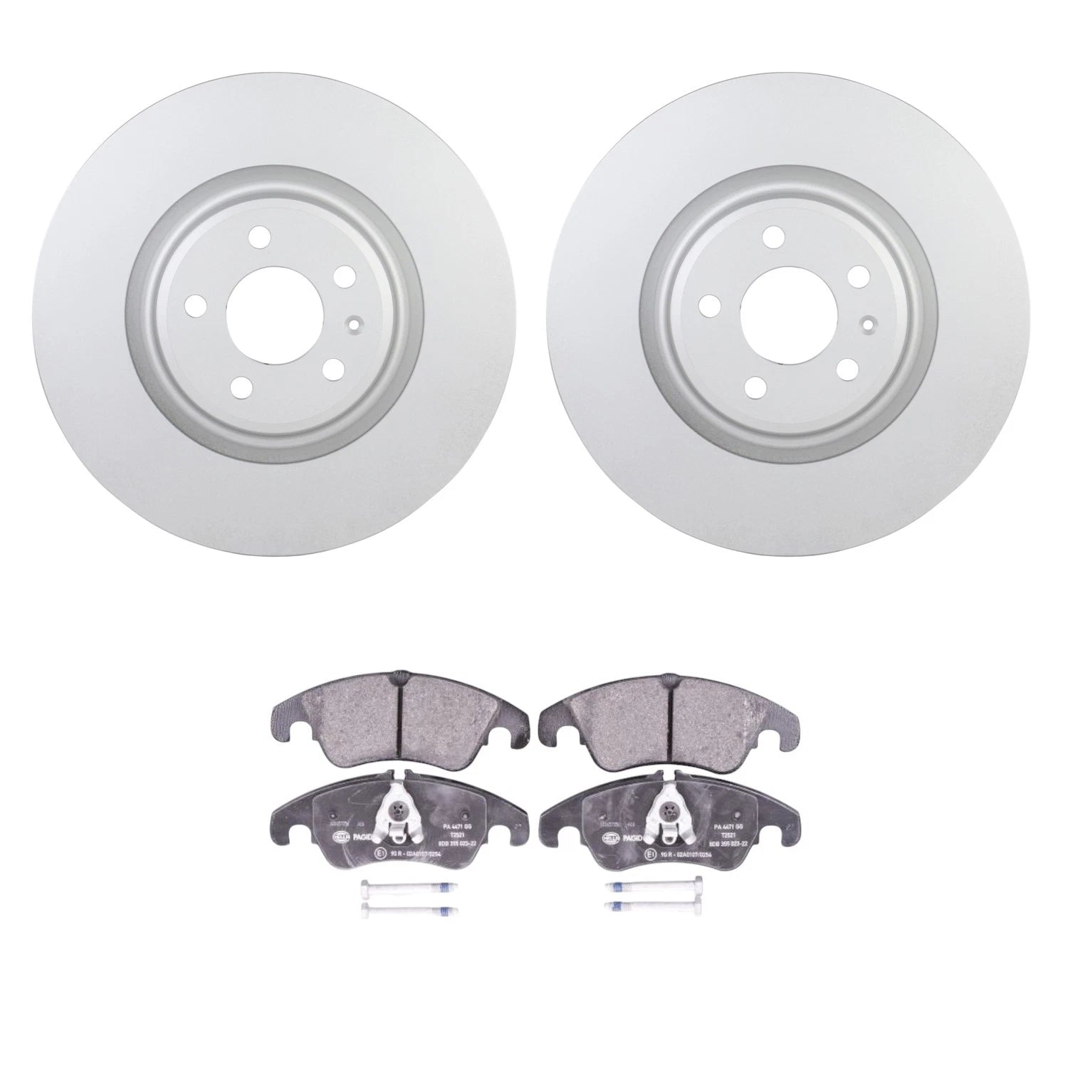 Bosch QuietCast Rotors & Hella Low-Met Brake Pads for Audi Q5 (2013–2014)