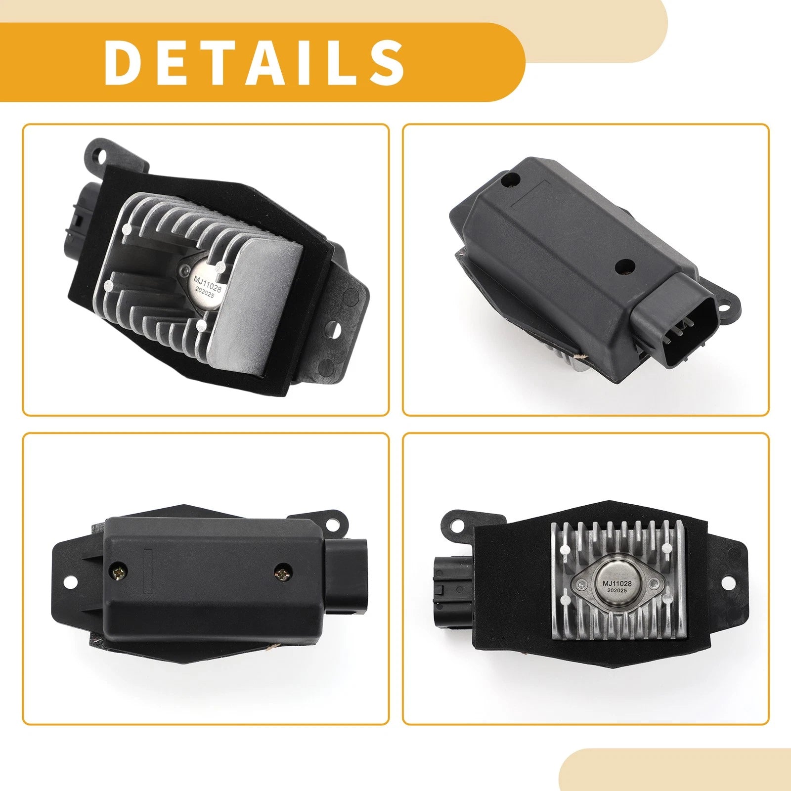 HVAC Blower Motor Resistor for Ford F-250 F-350 F-450 F-550 (2005–2006)