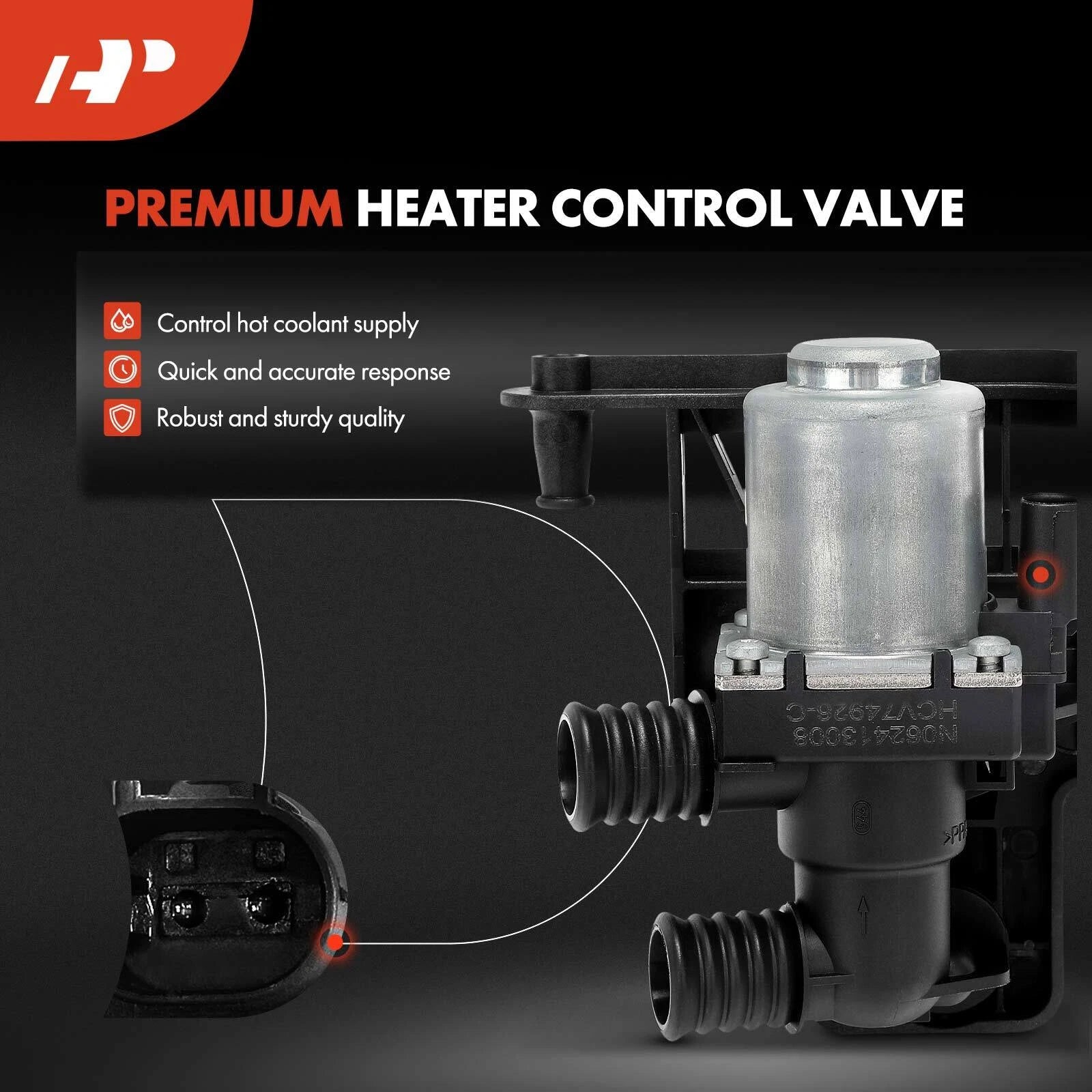 Electric HVAC Heater Control Valve for BMW X5 (2001–2006)
