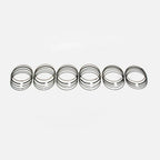 6 x Piston Rings Set for Volkswagen Touareg, Audi A4 A5 S4 Q5 3.0 TDI (2004-2018)