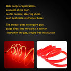 5M LED Red Interior Strip Light for Car Accessories