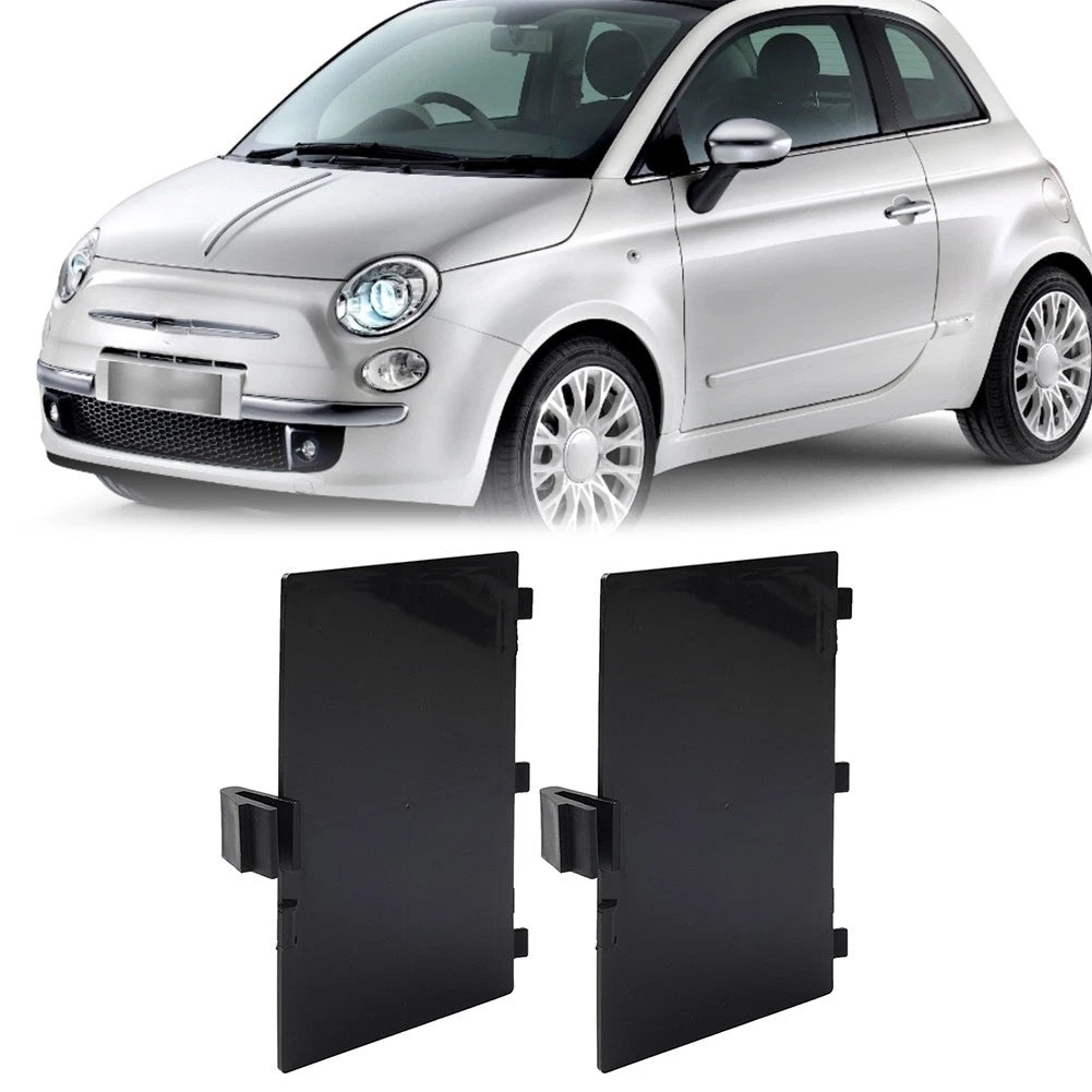 2X Black Wheel Arch Liner Cover DRL Access Plug for Fiat 500 (2007–2020) 71752114