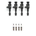 Set of 4 Ignition Coils & Spark Plugs for Chevrolet Cobalt Malibu (2005–2010)