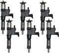 6X Fuel Injector 095000-9800 095000-1810 for Isuzu 4HK1 6HK1 (2000–2023)
