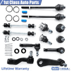12pc Front Suspension Ball Joints Sway Bars for Silverado GMC Sierra 1500 (1999–2007)