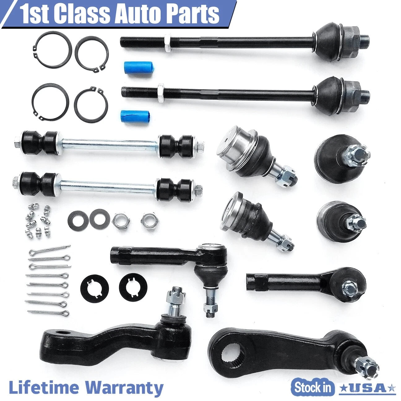 12pc Front Suspension Ball Joints Sway Bars for Silverado GMC Sierra 1500 (1999–2007)