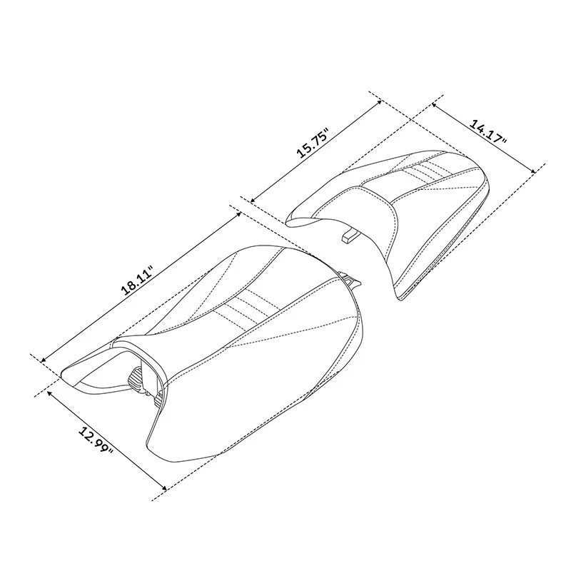 Driver & Passenger Seat for BMW R1300GS Adventure (2023–2025)