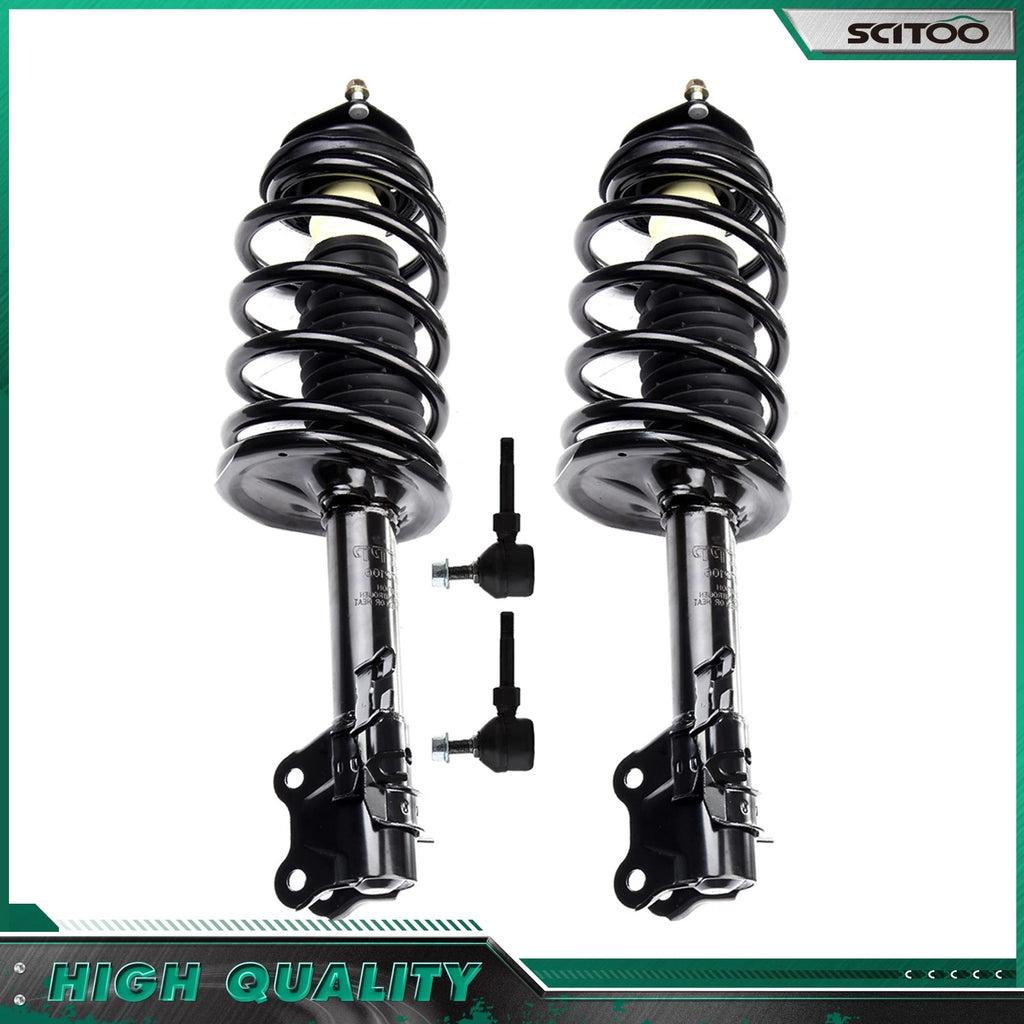 Front Strut & Coil Spring Kit w/ Sway Bar Link for Nissan Sentra (2002–2006)