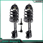 Front Strut & Coil Spring Kit w/ Sway Bar Link for Nissan Sentra (2002–2006)