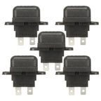 Set of 5 Car Fuse Holders with Cover Terminals for Boat Truck
