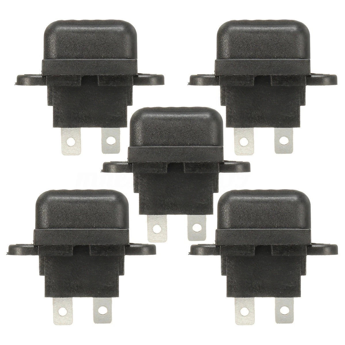 Set of 5 Car Fuse Holders with Cover Terminals for Boat Truck