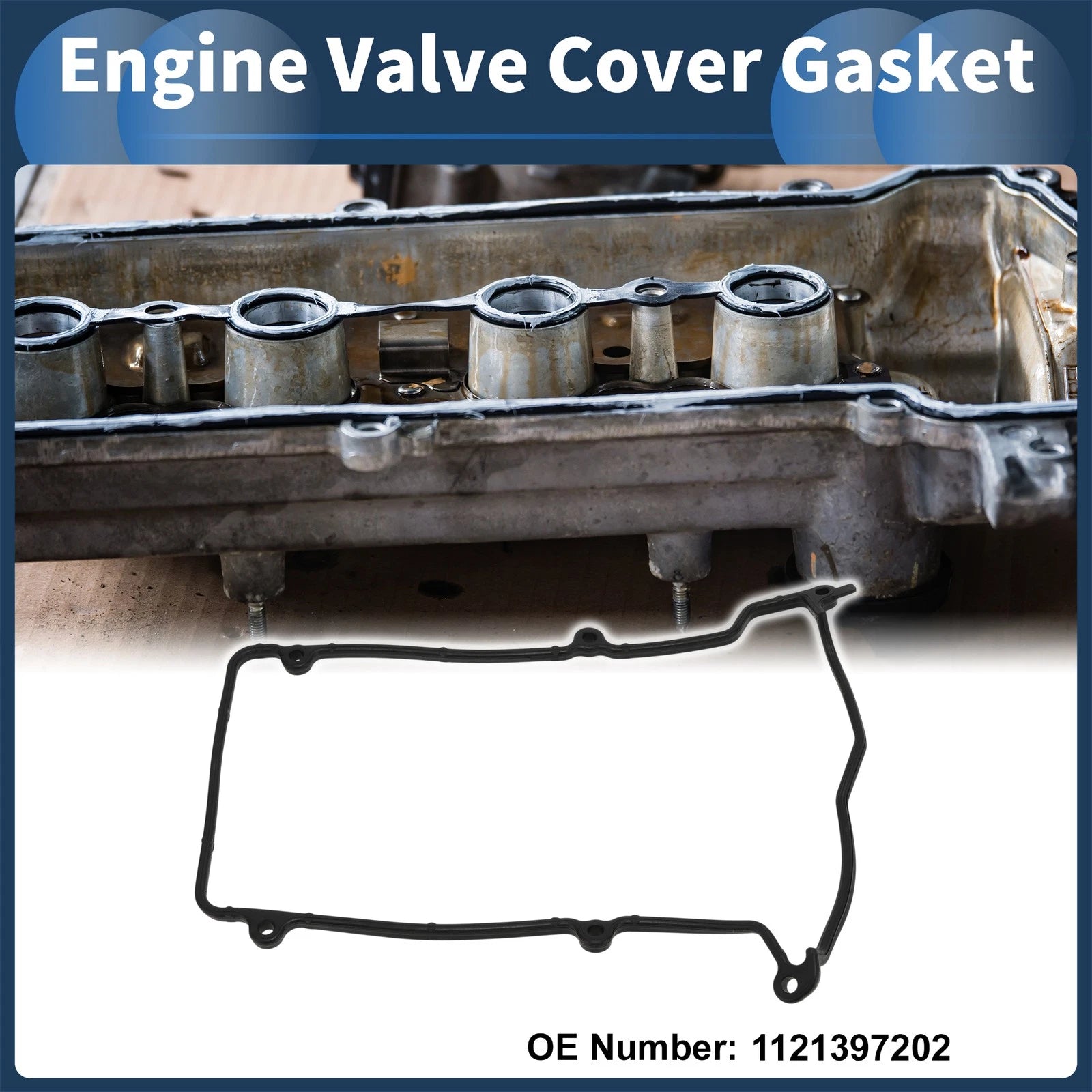 Engine Valve Cover Gasket for Toyota Duet (1998–2004) No. 1121397202
