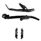 4X Front Headlight Bumper Bracket Support Retainer for Honda Civic (2012–2015)