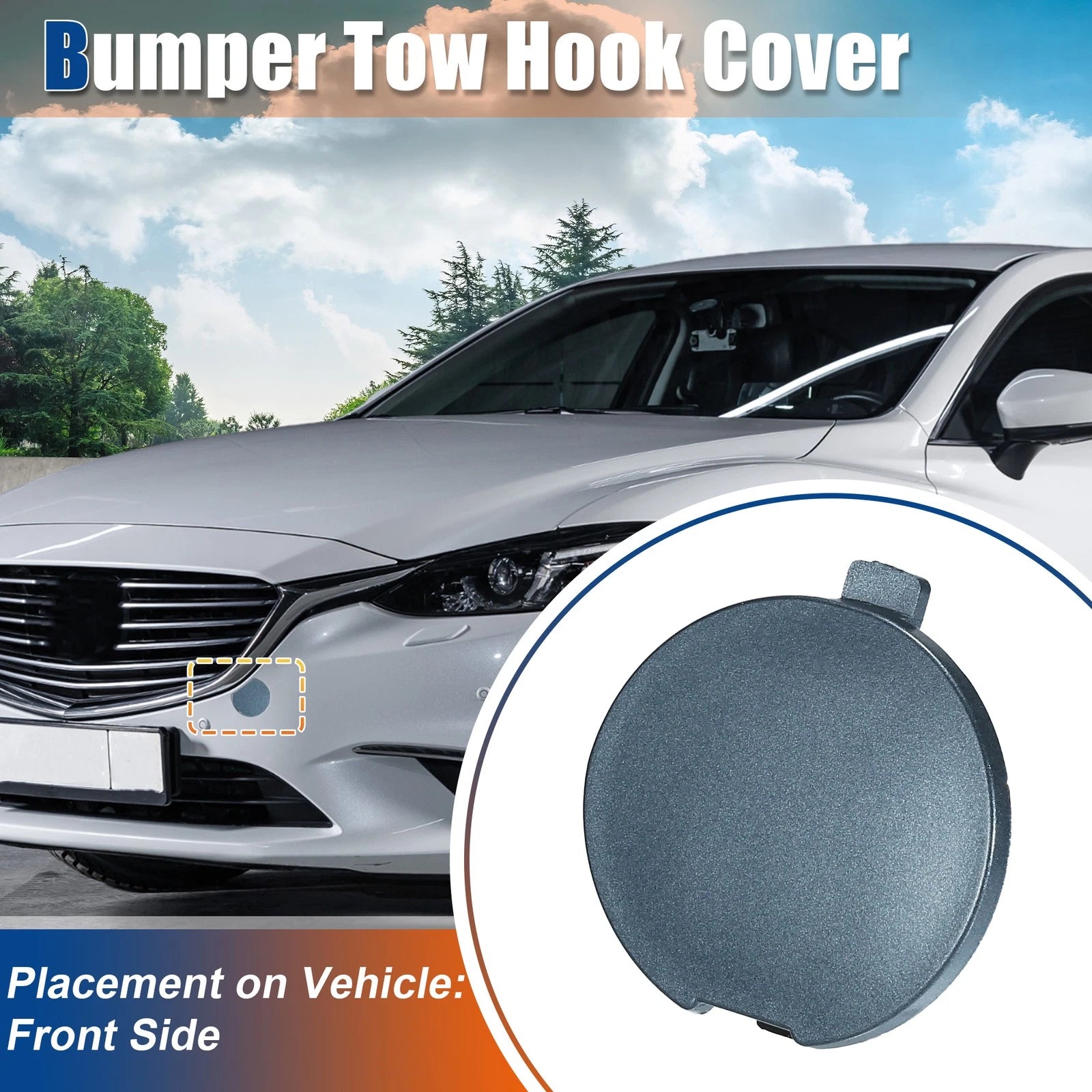 Tow Hook Cover for Mazda 6 (2014–2016) No.GHP950A11A Blue