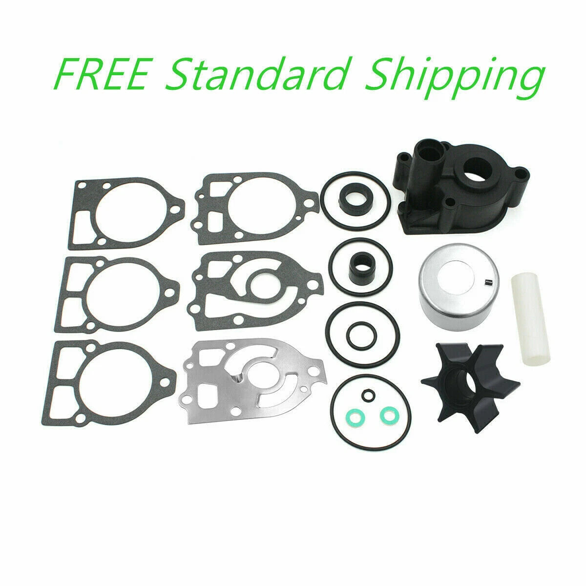 Water Pump Kit with Housing for Mercury Mercruiser Alpha One (46-96148A8, 96148Q8)
