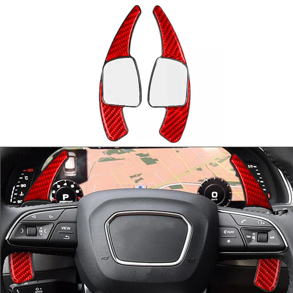 Steering Wheel Shift Paddle Extensions for Audi A3 A4 A5 Q3 Q5 Q7 Q8 SQ5 TT (2006-2023)