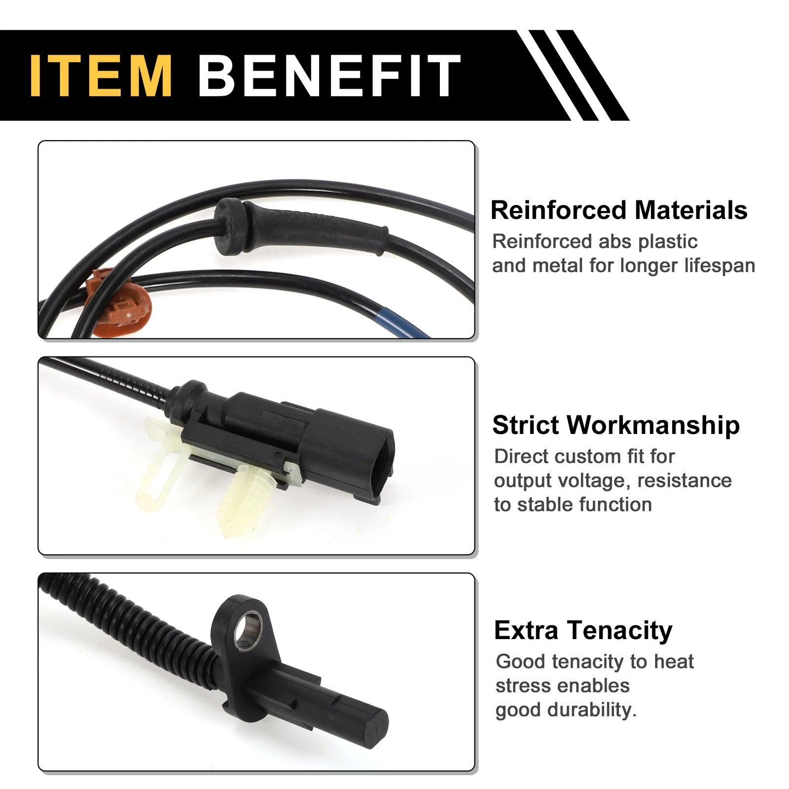 ABS Wheel Speed Sensor for Ford F-450 Super Duty (2011–2013) Rear Left
