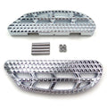 Dominator Passenger Footboard Kit for Harley Dyna Fat Bob Wide Glide (2006–2019)