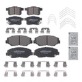 8pcs Ceramic Brake Pads Set for Honda Accord (2008–2017) w/Lubricant