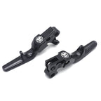 Black Skull Shorty Brake Clutch Levers for Harley XL 1996–2003, Softail 1996–2012, Touring 1996–2007