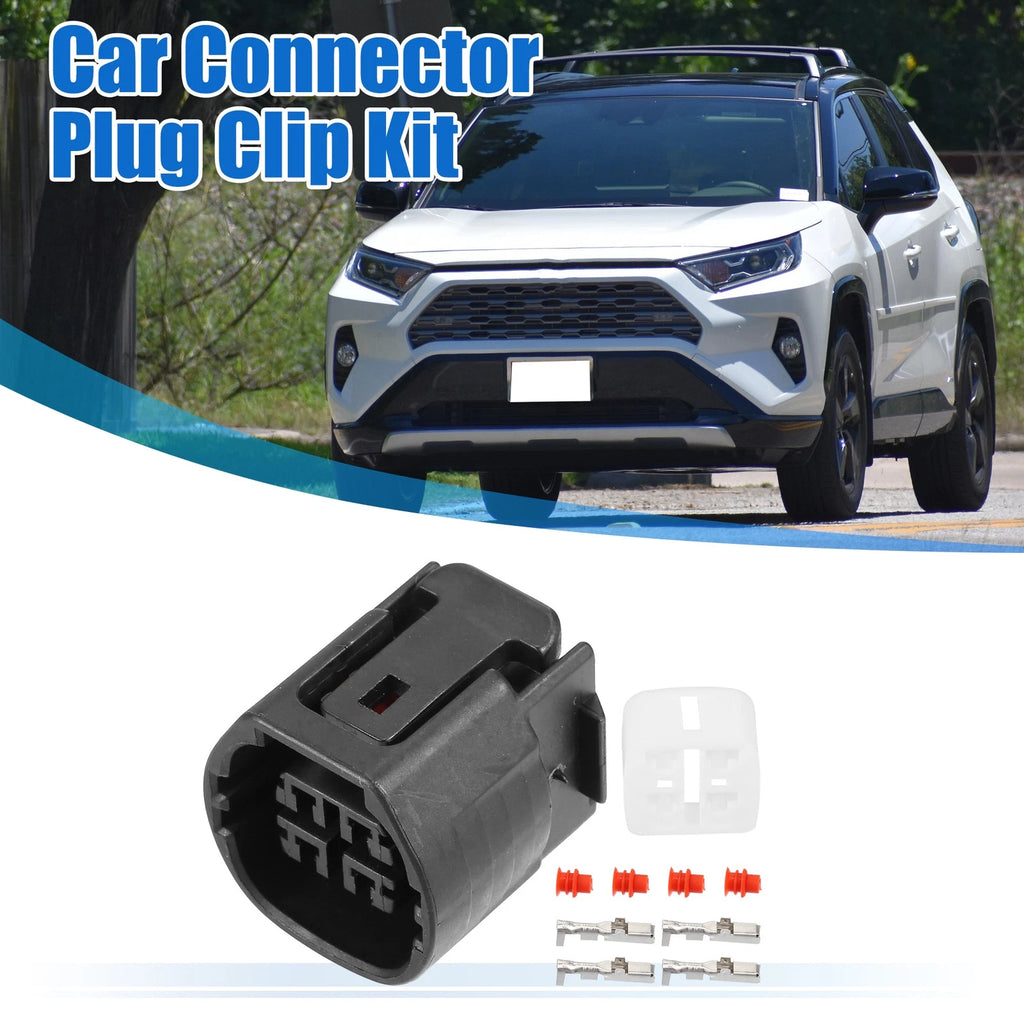 Set of 4 Alternator Connector Adapter Plug Clips for Toyota (No. 9098011964)