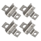 Set of 4 Battery Hold Down Brackets Kit for RV GC2 Battery (6 Volt)