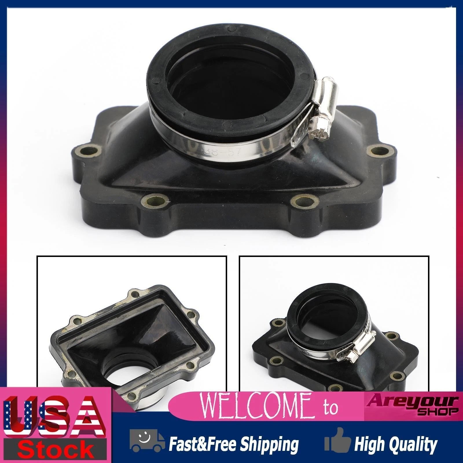 Carburetor Flange Socket for Ski-Doo 800 HO Summit MXZ GTX GSX (2003–2015)