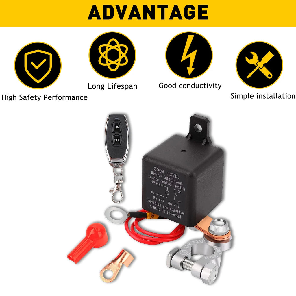 Car Battery Disconnect Switch for Universal Vehicles