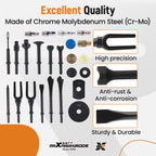 19PCS Air Chisel Kit for Automotive Repair Tools with Carrying Case