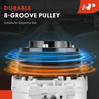 A/C Compressor with Clutch for Mercedes-Benz C32 AMG (2002-2004)