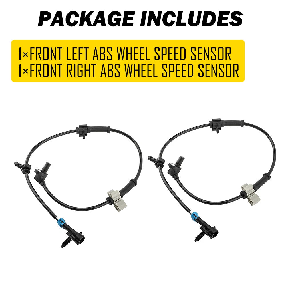 2X ABS Wheel Speed Sensor for Chevy Suburban Silverado Tahoe (2000–2006)
