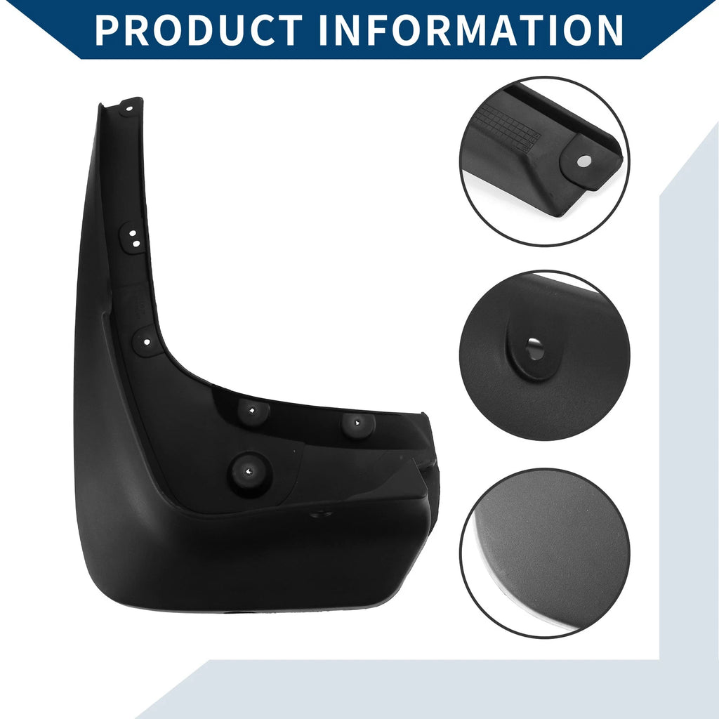 Set of 4 Mud Flaps Splash Guards for BMW X6 (2009–2017)
