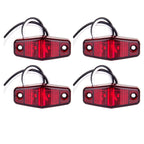 4X LED Side Marker Lights for Universal Surface Mount Clearance
