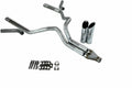 3" Dual Exhaust Kit for Chevy GMC 1500 (2019–2025) - Slash Tips, Corner Exit
