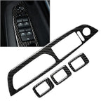 Carbon Fiber Door Window Button Frame Cover Trim for BMW X5 E70 X6 E71 (2008–2013)