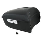 Matte Black King Trunk 2-Up Mount Rack for Harley Fatboy (2008–2017)