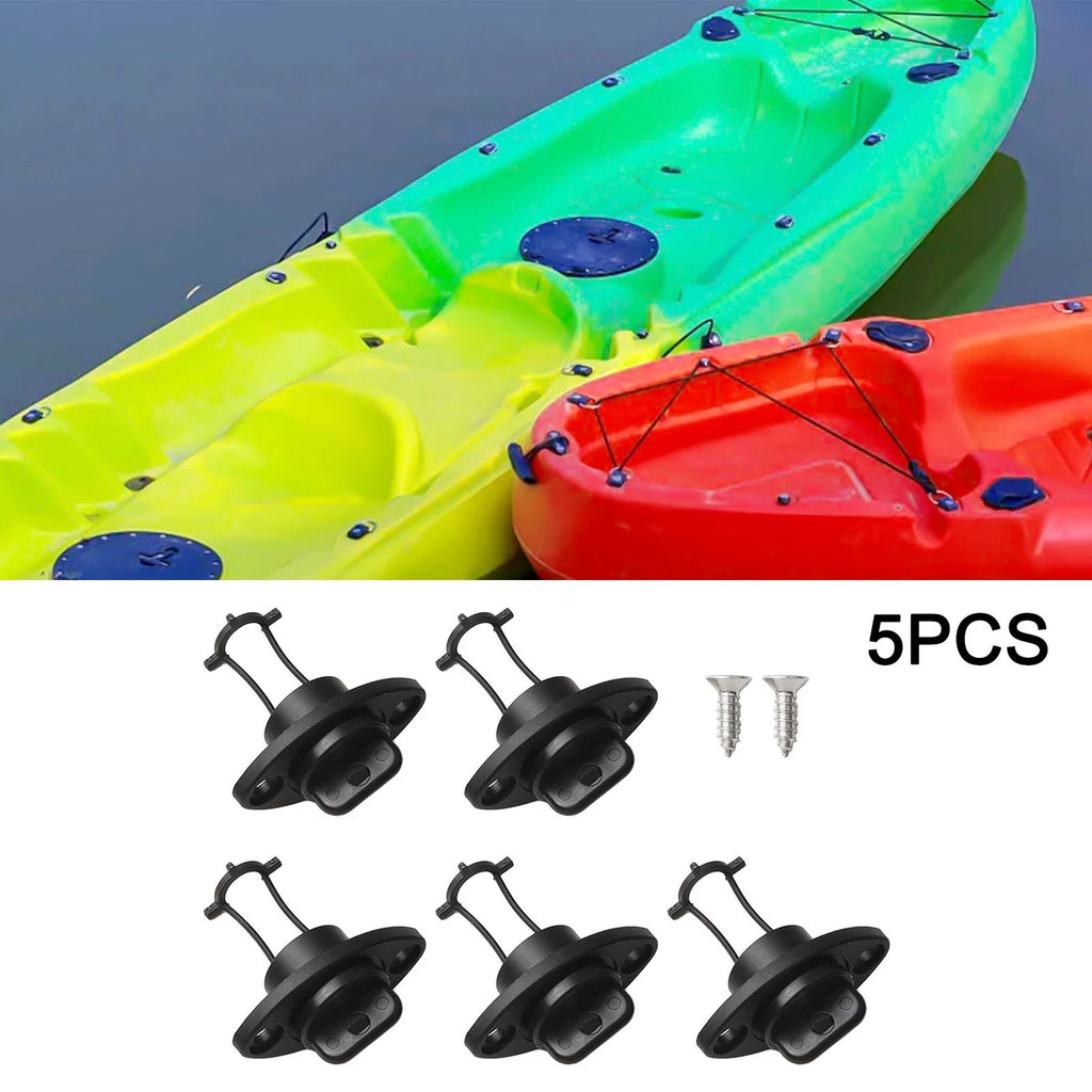 Drain Kit with Screws for Canoes, Boats, and Kayaks