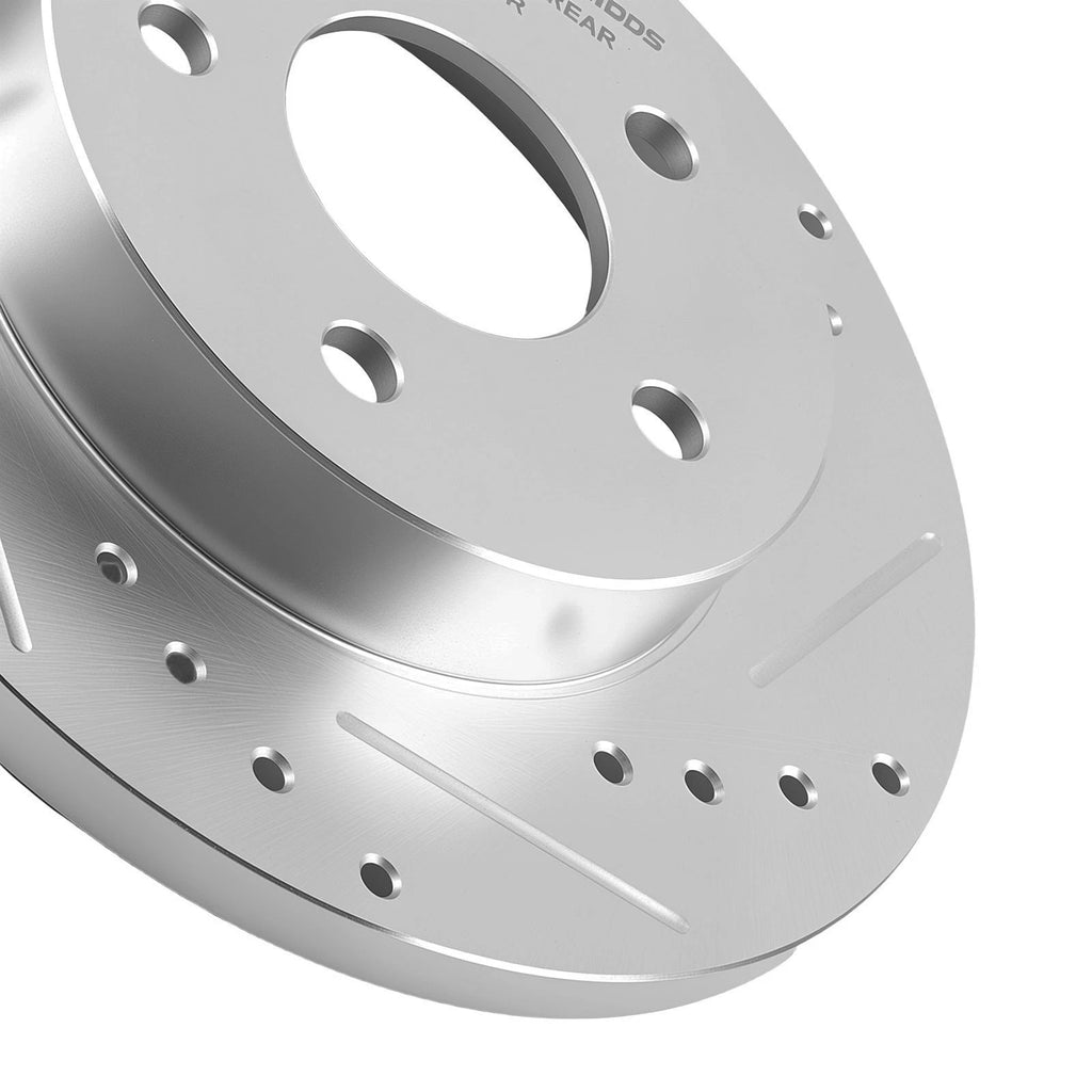 Rear Drilled Brake Rotors for Pontiac G5 (2007–2009), G6 (2005–2010), Pursuit (2006)