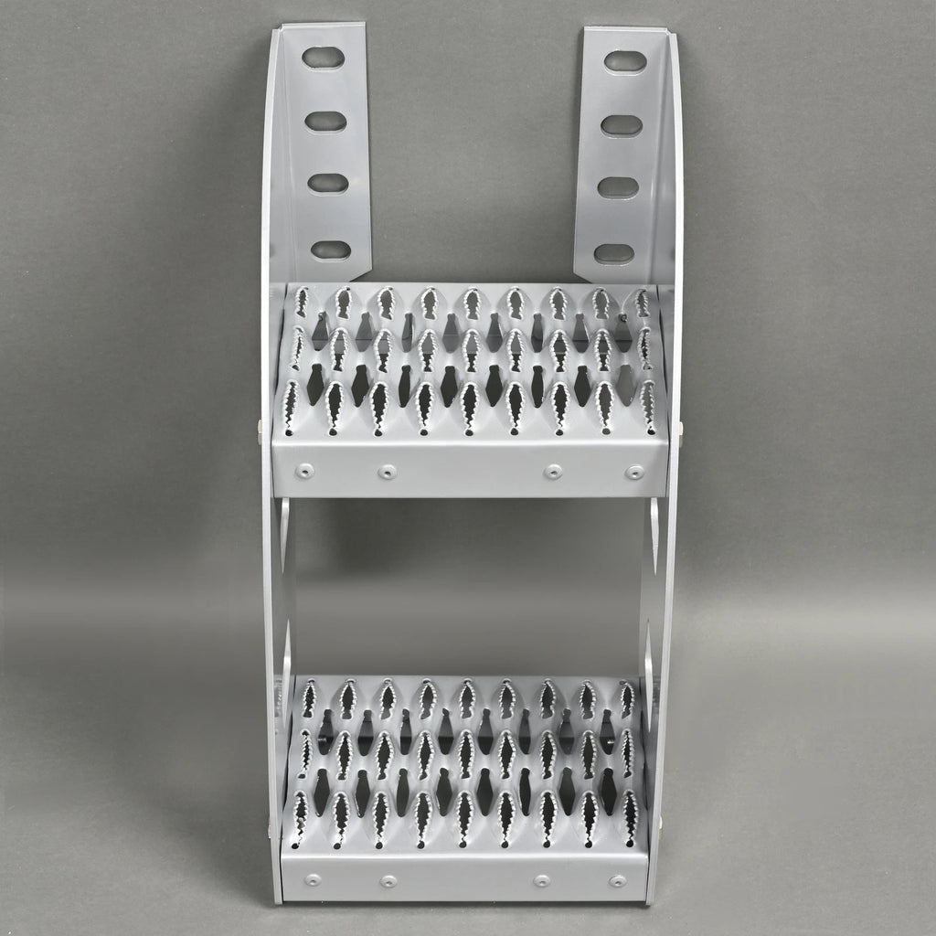 10" Side Step for Peterbilt Semi Truck (Frame Mounted, Aluminium)