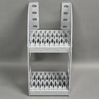 10" Side Step for Peterbilt Semi Truck (Frame Mounted, Aluminium)