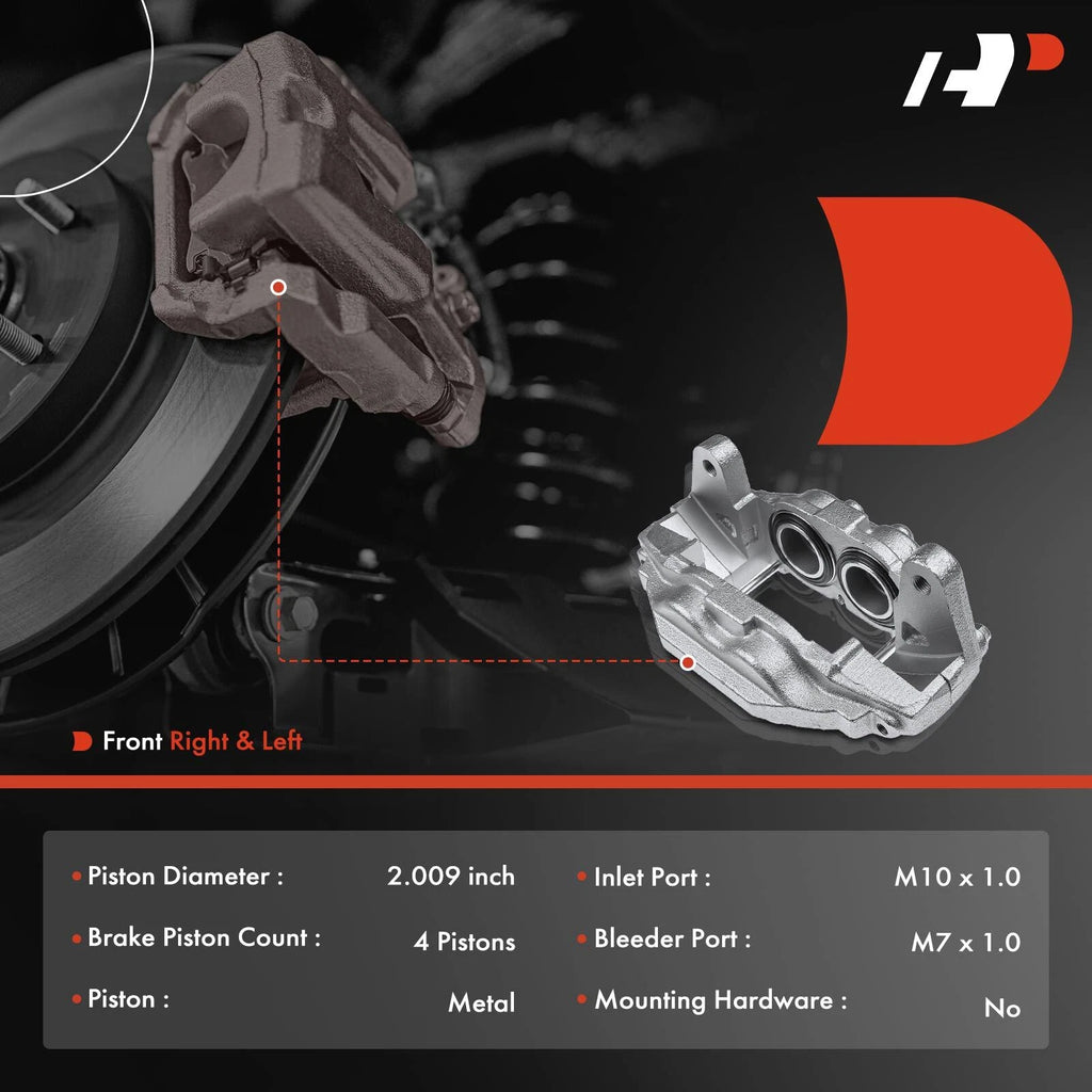 Front Brake Caliper for Toyota Tundra (2016–2021) Sequoia (2016–2021)