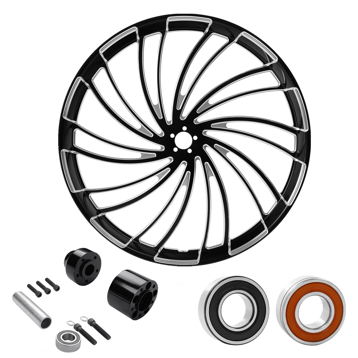 30'' Front Wheel Rim Single Disc Hub for Harley Electra Road Glide (2008–2025)