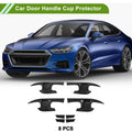 Car Door Handle Cup Protector for Toyota Camry (Carbon Fiber, Black)